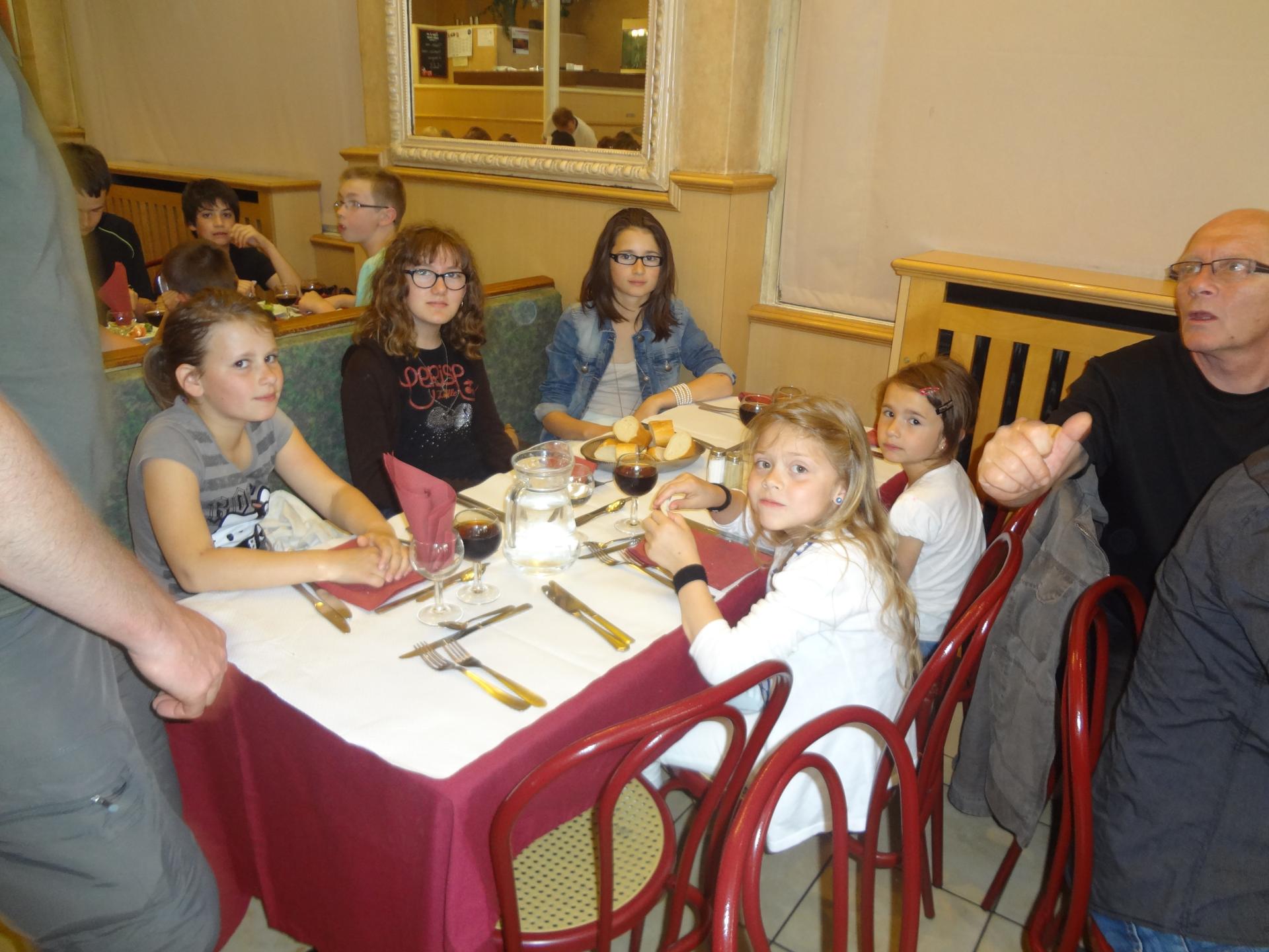 Repas au restaurant
