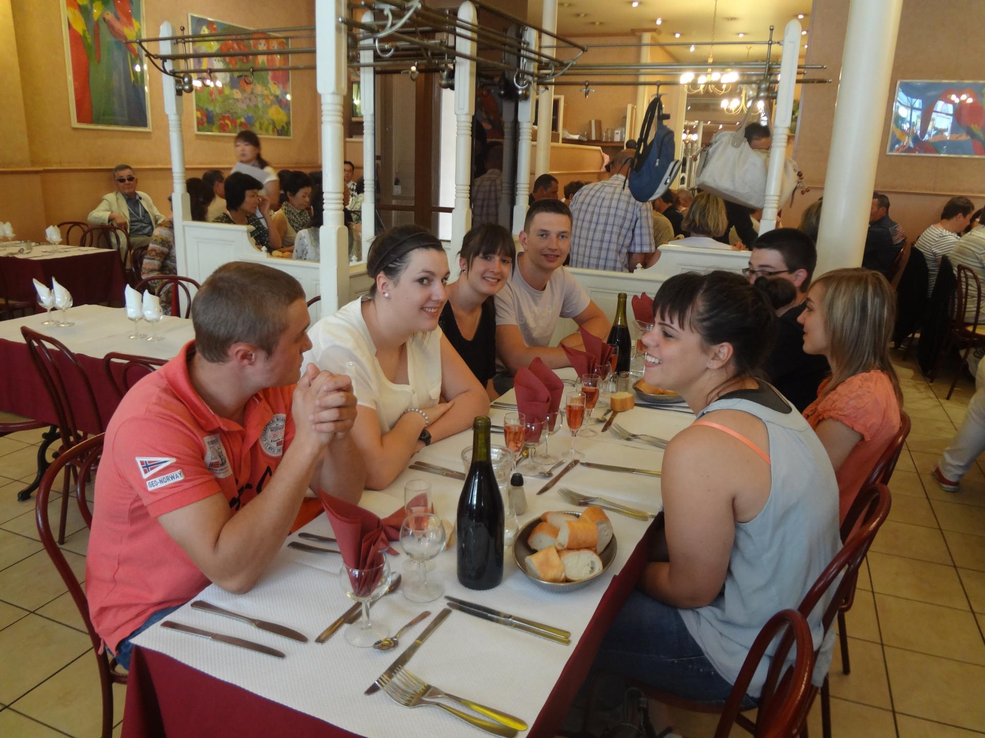 Repas au restaurant