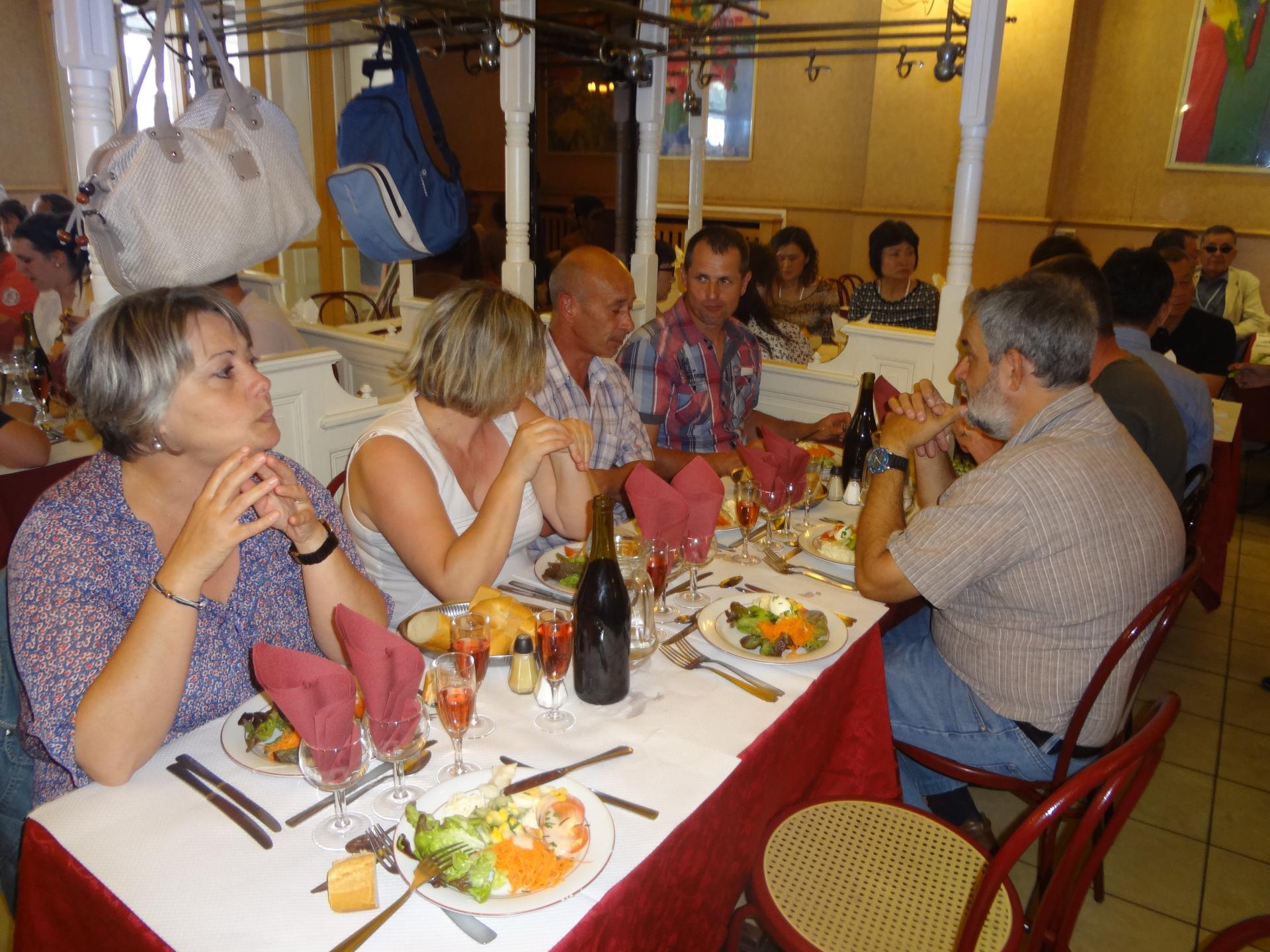 Repas au restaurant