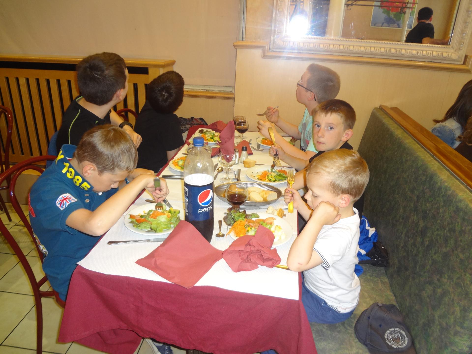 Repas au restaurant