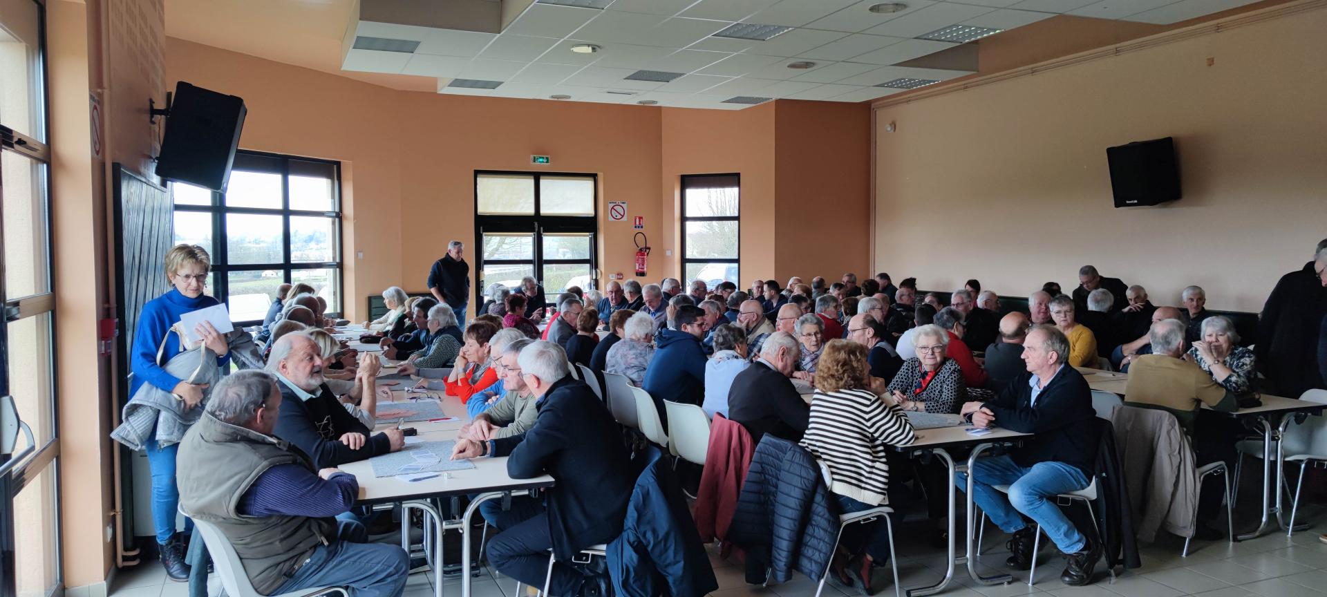 Concours de manilles du 18 février 2024 du comité des fêtes de Hautefond