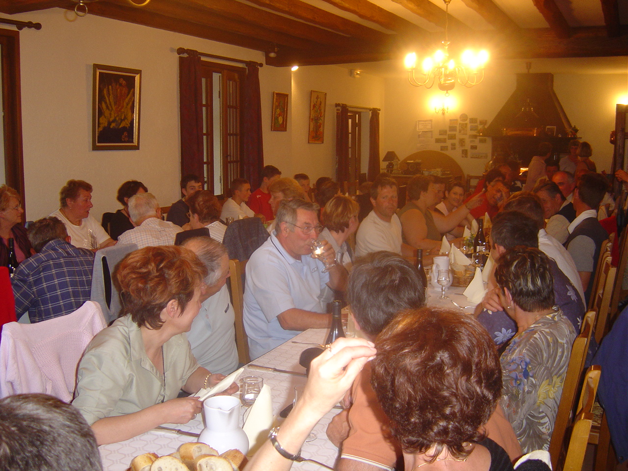 Repas en soirée