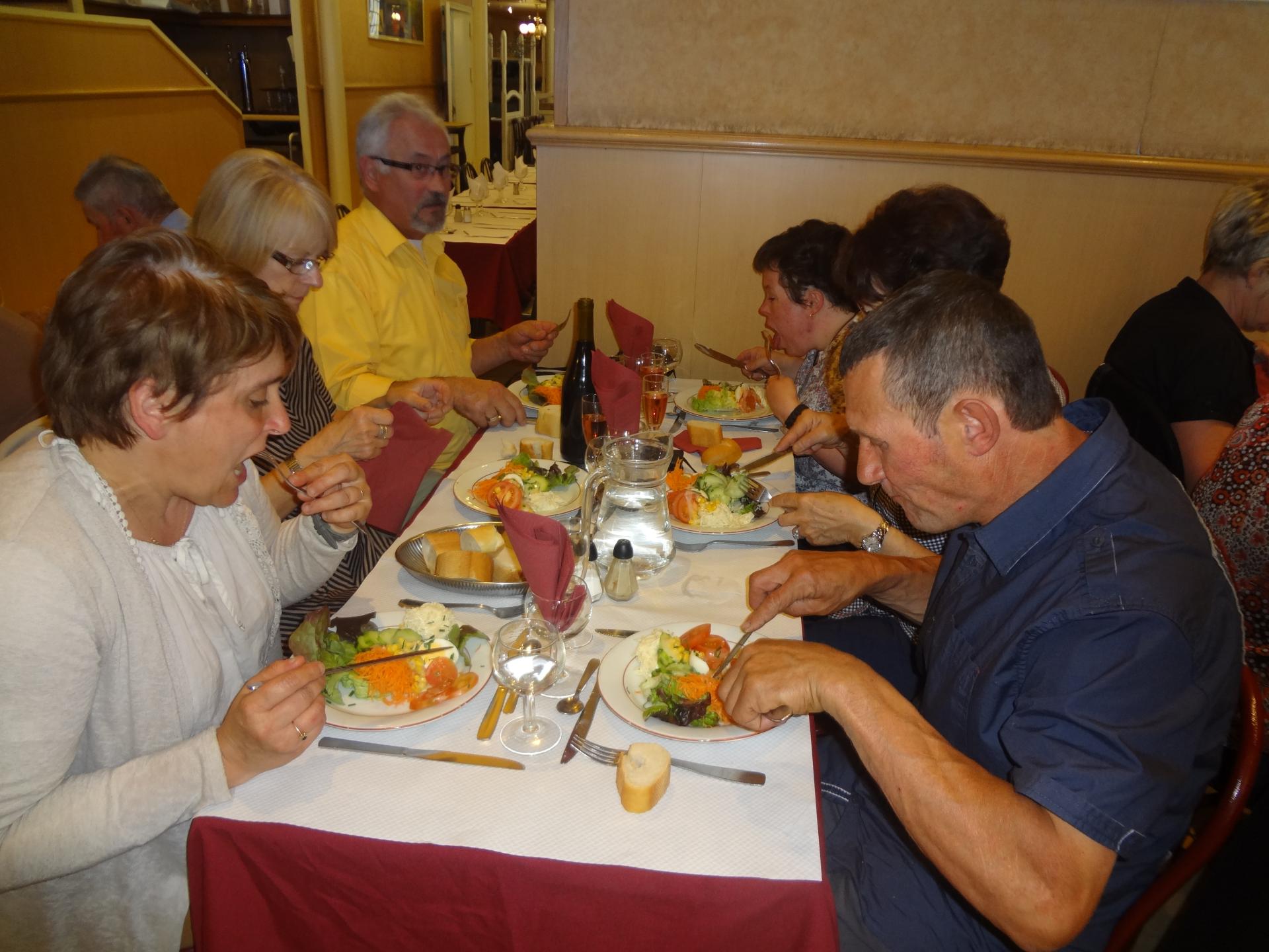Repas au restaurant